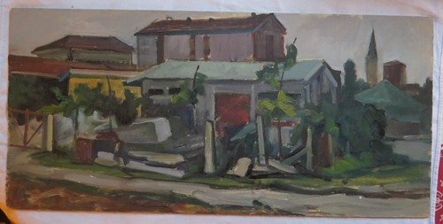 Quadro antico dipinto olio - quadro,