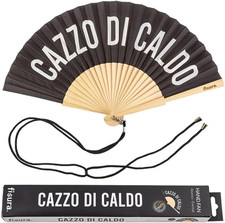 - Originale Ventaglio Cazzo Di Caldo. Ventilatore a Mano in Legno Moderno E Dive