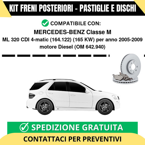 Kit freni posteriori per - freni,