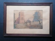 Dipinto paesaggio acquerello