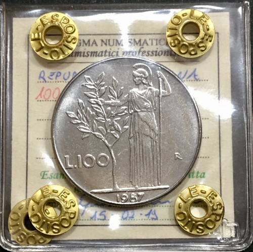 Italia 100 lire - , 1987