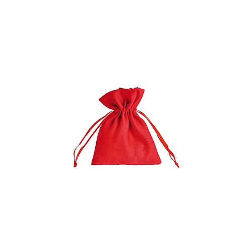 Sacchetto raso rosso - pz, in