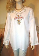 Nuovo Rosa Lustrini Kaftano Tunica Top Camicetta 3 Taglie 3 Colore