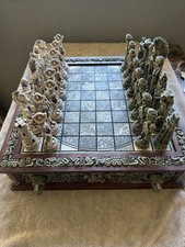 Set scacchi drago maya azteco