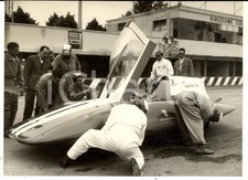 1956 MONZA Nuova ABARTH 750 BERTONE tenta record delle 24 ore *Foto 18x13