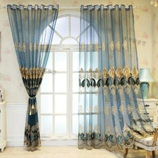 Occhielli Ricamo Tulle Tenda