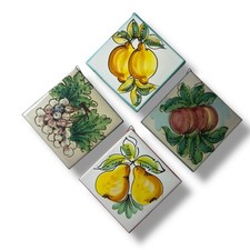 4 piastrelle vintage stile