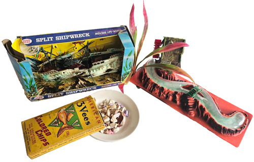 Lotto acquario vintage - anni, 70
