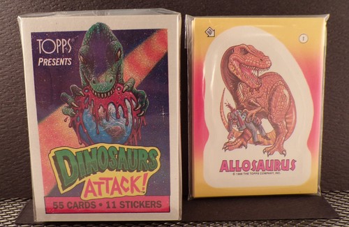 Topps 1988 dinosauri attacco - topps,