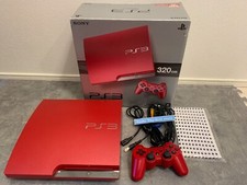 SONY PlayStation 3 PS3 (320 GB) modello rosso scarlatto (CECH-3000BSR) ecc