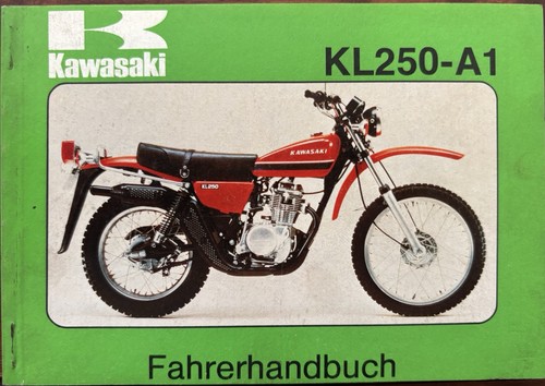 Kawasaki kl250 manuale - kl250-a1,
