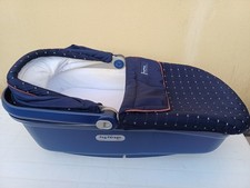 NAVETTA Peg Perego Pliko P3 Perfette Condizioni Bleu Culla + Parasole  come Foto