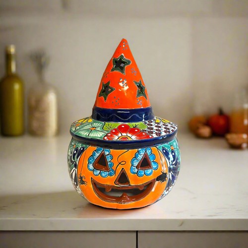 Talavera jack lantern - talavera, jack-o'-lantern