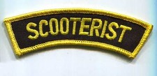 VESPA SCOOTERIST PATCH (MBP