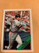 #320 Alan Trammell Detroit Tigers￼￼,,￼ 1988 Topps Card Cb22