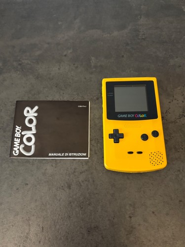 Nintendo game boy - color, giallo