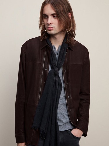 Giacca camicia camoscio john - giacca,