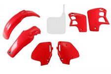 kit plastiche carene Ufo Honda Cr 500 1991 1992 1993 1994 rosso fluo OEM 92 - 94