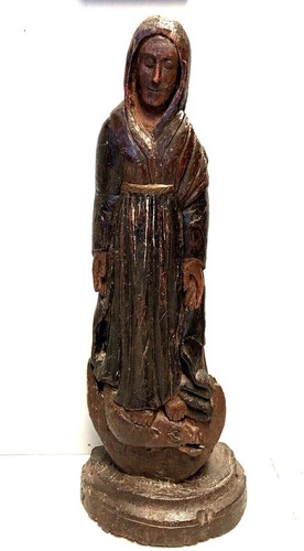 Antica scultura maria - scultura,