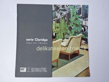 ARFLEX CLARIDGE poltrona divano Berarducci BROCHURE vintage