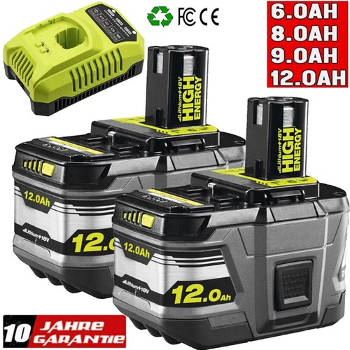 Batteria 18v 12ah 9ah - 2x, 8ah