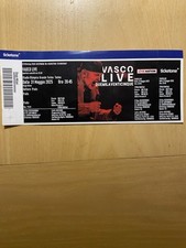 Biglietto Concerto Vasco Rossi. Settore Prato
