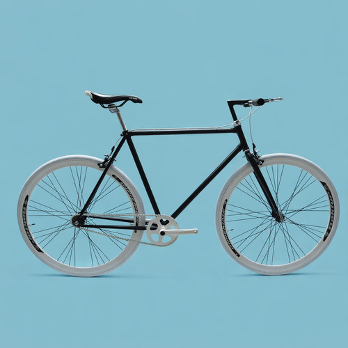 Bici fixed uomo - 28, nero