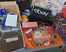 eBay 2023 Open Swag  Poms, Tools w/ Bag, Scarf, Pins  FAST SHIP!