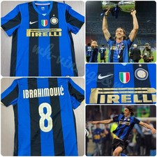 Maglia Shirt Trikot Camiseta Fc Inter Milan Nike home 2008/09 Ibrahimovic