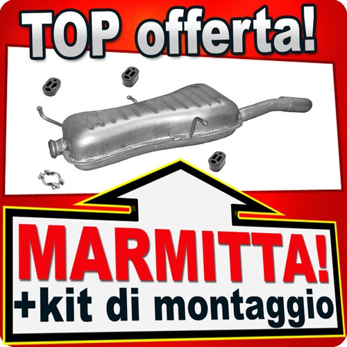 Silenziatore posteriore per - silenziatore,