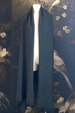 STOLA IN PURO CASHMERE – 100 % Made in Italy, 250 × 90 cm, 300 g ANTRACITE