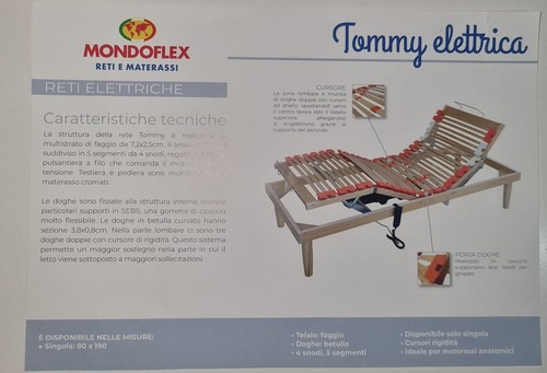 Letto rete elettrica da - -,