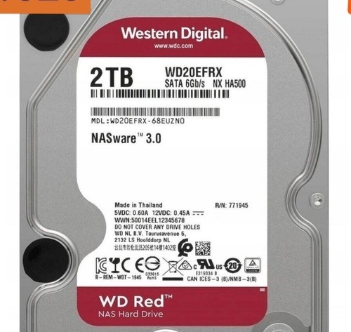 Wd20efrx red nas 2tb 5400rpm - wd20efrx,