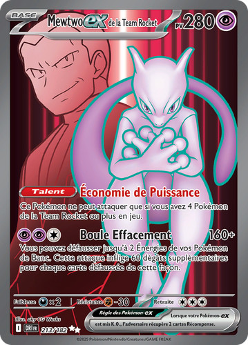 Carte pokémon mewtwo - mewtwo-ex, de