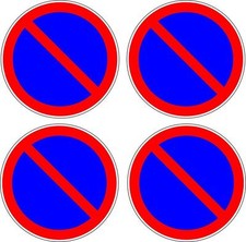 4x Autocollant sticker garage