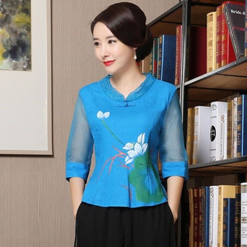Top donna cotone - top,