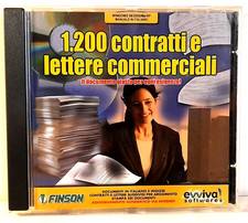 1200 CONTRATTI E LETTERE COMMERCIALI - CD-ROM FINSON - EVVIVA SOFTWARE 