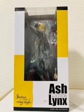 BANANA FISH Lince Cenere 1/7 PVC Figura Statua e Anello Stile GRATIS Giappone NUOVO