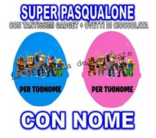 ROBLOX SUPER PASQUALONE SORPRESONE UOVO DI PASQUA CONTENITORE BAMBINO CARTONE