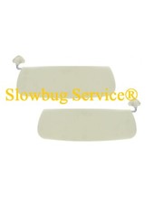 VW BUS T1 SPLIT- ALETTE PARASOLE AVORIO SUN VISORS (NO MIRROR)