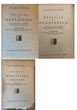 TRATTATO DI OCULISTICA, GAETANO SAMPERI - 1948 casa del libro. 3 volumi