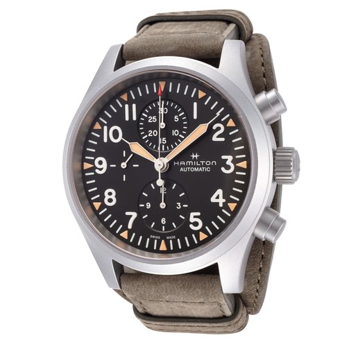 Orologio hamilton uomo khaki - uomo,