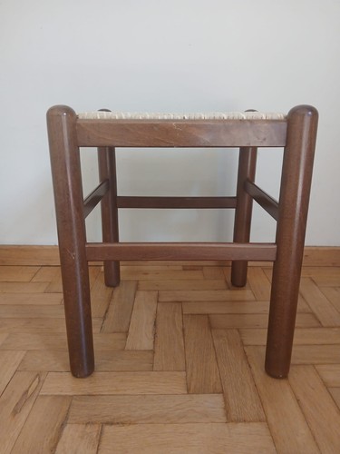 Sgabello legno con - in,
