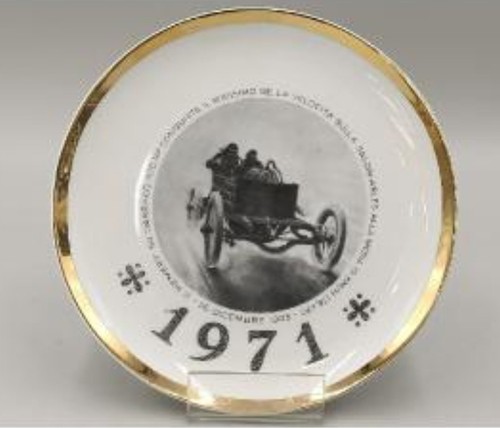Piero fornasetti fiat plate - piero,