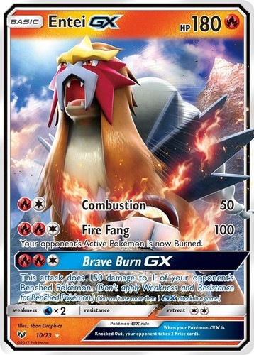 Entei 73 pokemon - -, 10/73