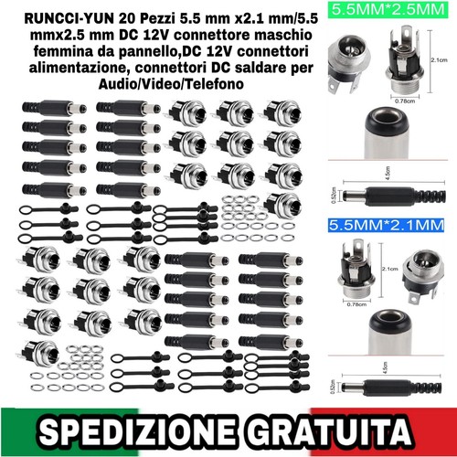Pezzi connettore maschio - 20,