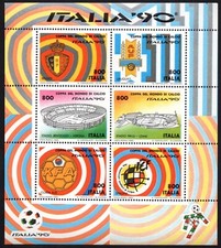 1990 Foglietti Italia 90 nuovi