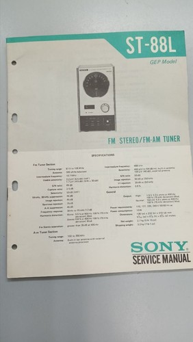 Service manual sony - service,