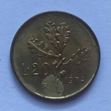 Rara moneta di 20 Lire, anno