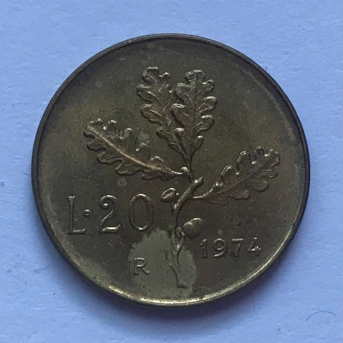 Rara moneta lire anno - moneta, 20